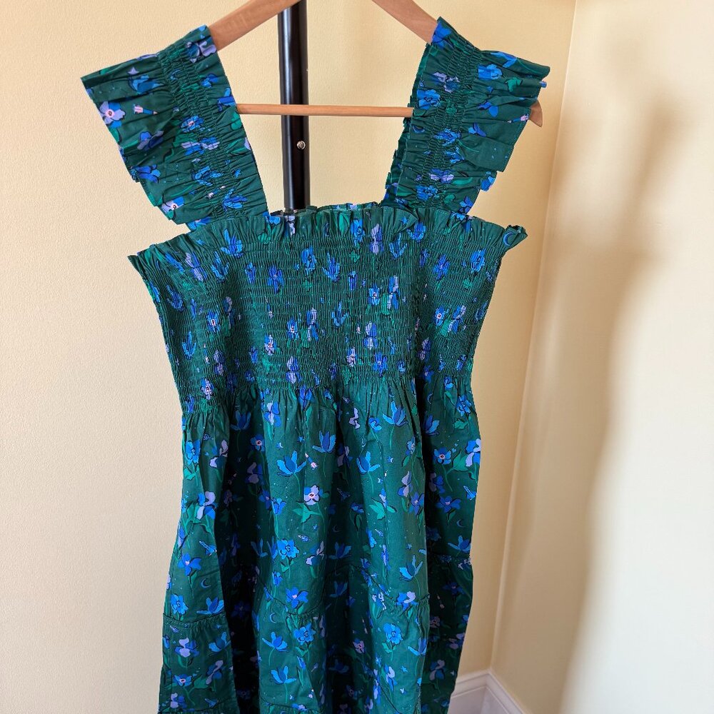 NWT: Hill House Ellie Nap Dress in Emerald Space Floral Size 2XL